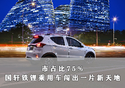 市占比75%  国轩铁锂乘用车闯出一片新天地